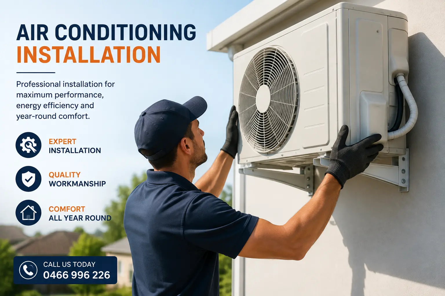 Air conditioning installation in Melbourne