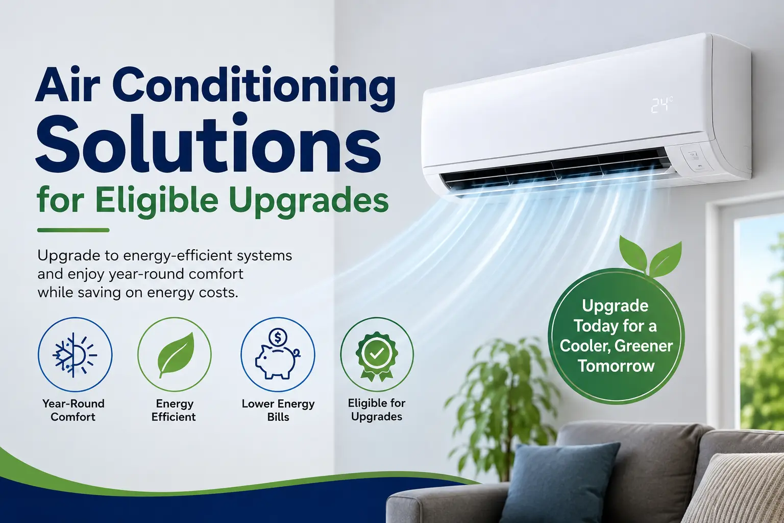 Energy-efficient air conditioning system in Melbourne